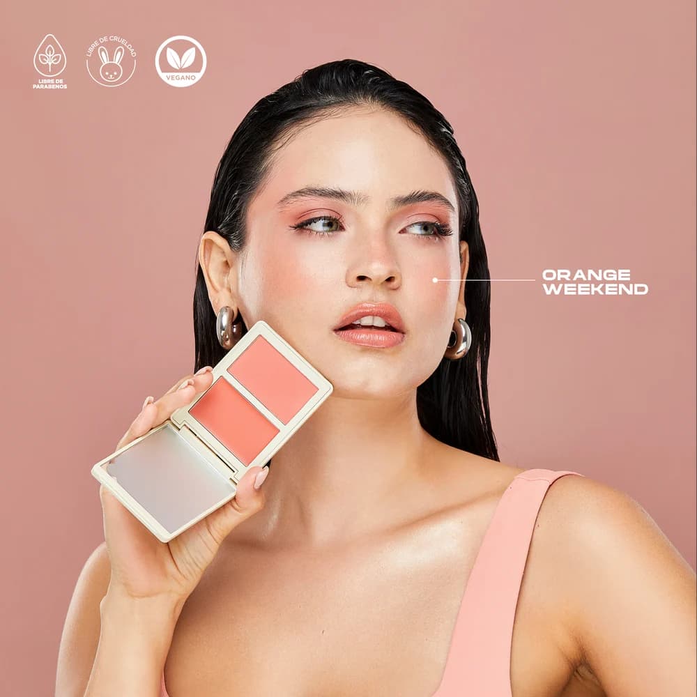 Rubor Duo Allure Crema y Polvo 4